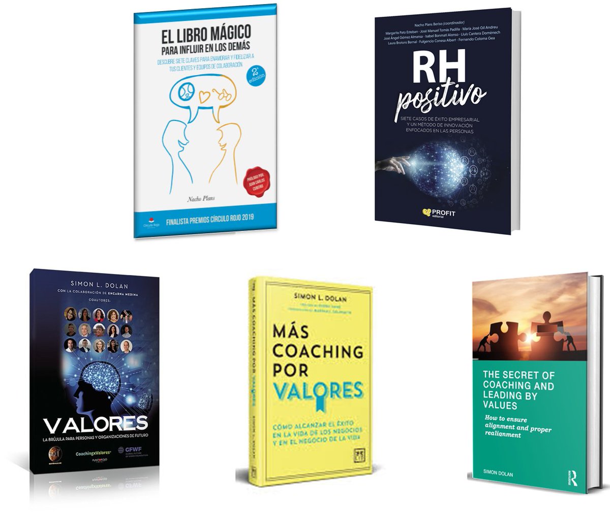 Feliz día del #libro!! Muchas gracias a <a href="/simon_dolan/">Simon L. Dolan GFWF</a>, <a href="/juancarcubeiro/">Juan Carlos Cubeiro</a> y a todos los equipos coautores con quienes hemos escrito juntos!! Os dejo con algunas recomendaciones para leer sobre #influencia, #management, #valores... Imprescindibles para hacer crecer vuestra empresa!!