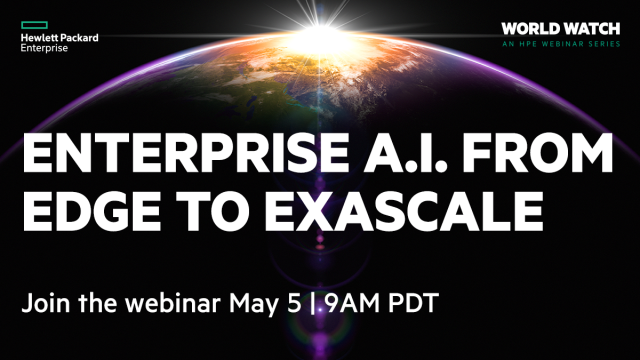 FlorianJay_'s tweet photo. World Watch: Enterprise #AI from Edge to Exascale - register today! https://t.co/UUKlfIS7rV