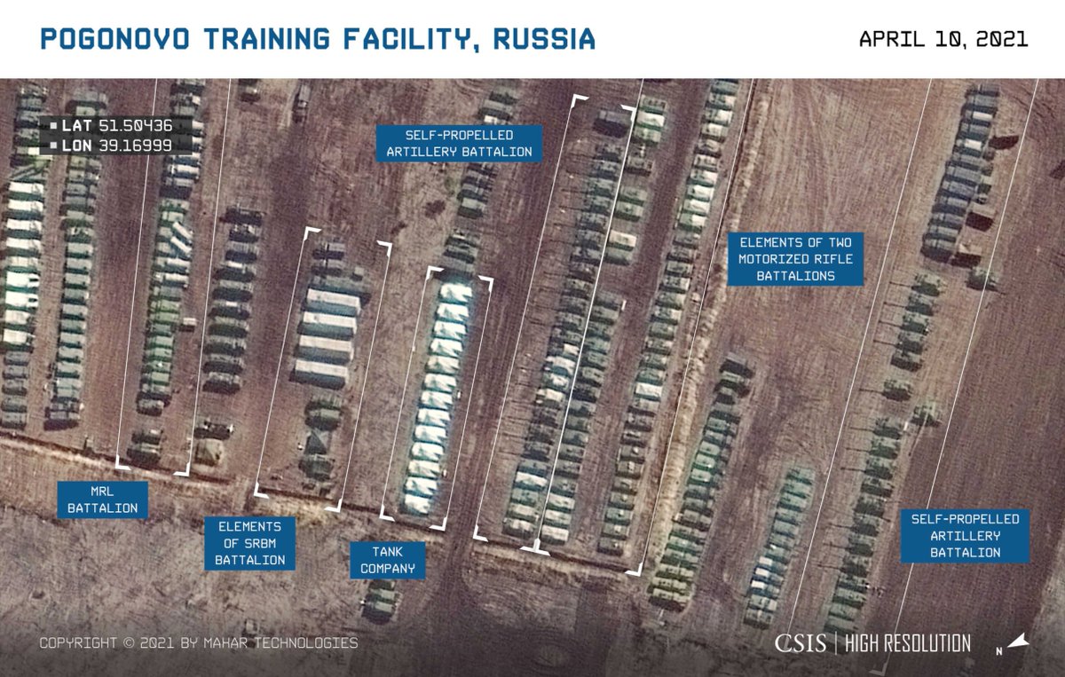 A closer look at the Pogonovo training ground offers additional detail about what types of capabilities Russia is leaving behind (despite a welcome drawdown): bit.ly/3enP6jJ
