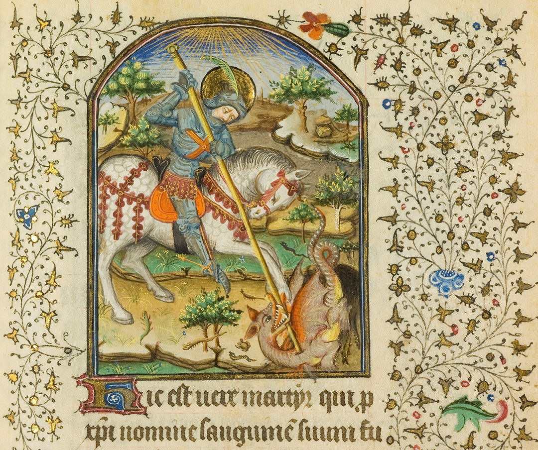 CdeChantilly's tweet photo. #VendrediLecture
Le 23 avril, on fête la #SantJordi en Catalogne 📖🌹.
C’est l’origine du #WorldDayBook.
Dans les Heures de Philippe de Béthune (vers 1430) conservées au @CdeChantilly, saint Georges est déjà à l’honneur !
👉 https://t.co/bAHRYbYSCv
@IRHT_CNRS #manuscrit https://t.co/8HRX3ChPZL