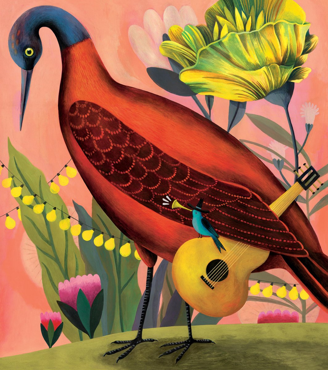 🌹Per Sant Jordi, llibres dibuixats per il·lustradores i il·lustradors catalans.

Detall il·lustració Premi Gran Junceda 2020
Rebeca Luciani, ‘Tutti fan Piu’, L’Auditori