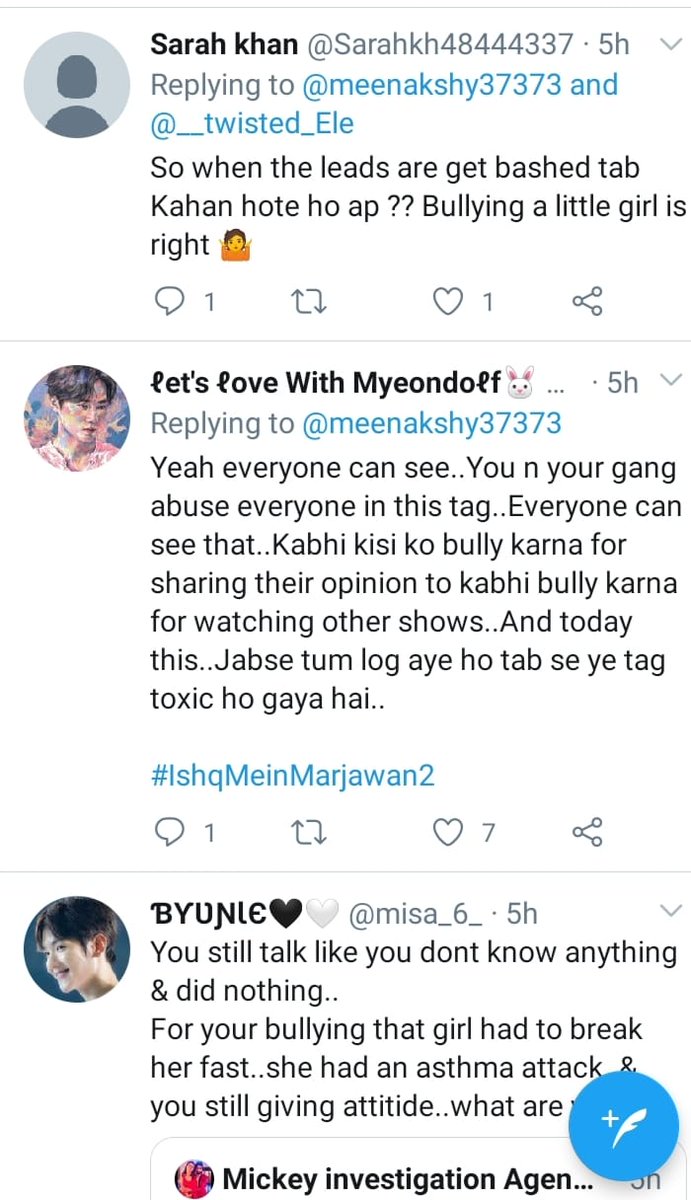 yeah you may upload episodes if you want  @inaya322immj2   @misa_6_ yeah it's because of me she broke a fast and you all have to target me sorry my mistake  @Sarahkh48444337  @Mahajabeenali 'cheap' wow good one but after all this I am alive  #IshqMeinMarjawan2  #RrahulSudhir