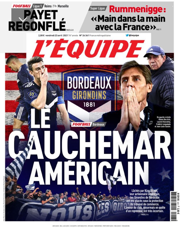 Décidément c’est la semaine des salopards dans le foot.... #kingfuite #superligue