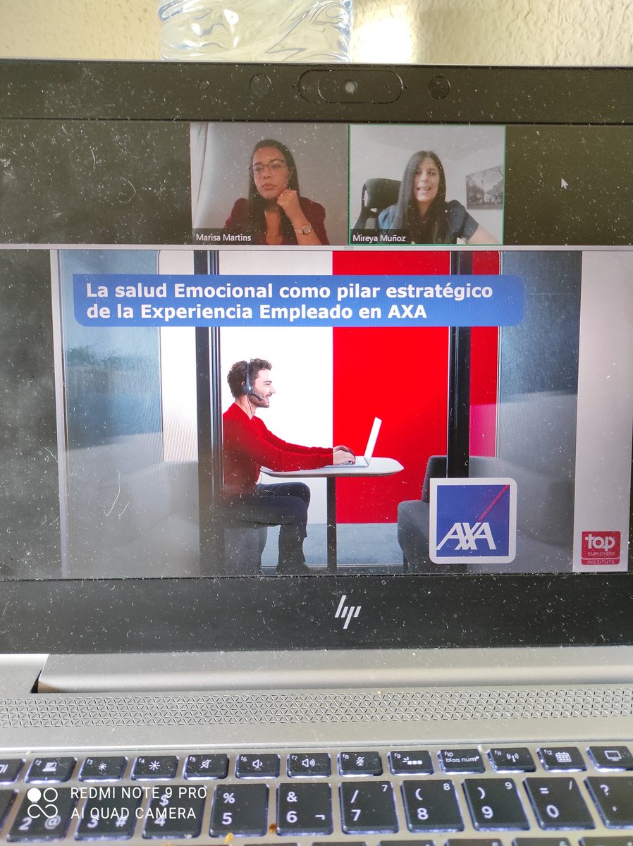 Hoy <a href="/mireyamunozalo/">Mireya Muñoz Alonso</a> en <a href="/TopEmployers_Sp/">Top Employers España</a>  compartiendo el Plan Integral de #salud #emocional De <a href="/AXASegurosEs/">AXA España</a> #proudtobeaxa