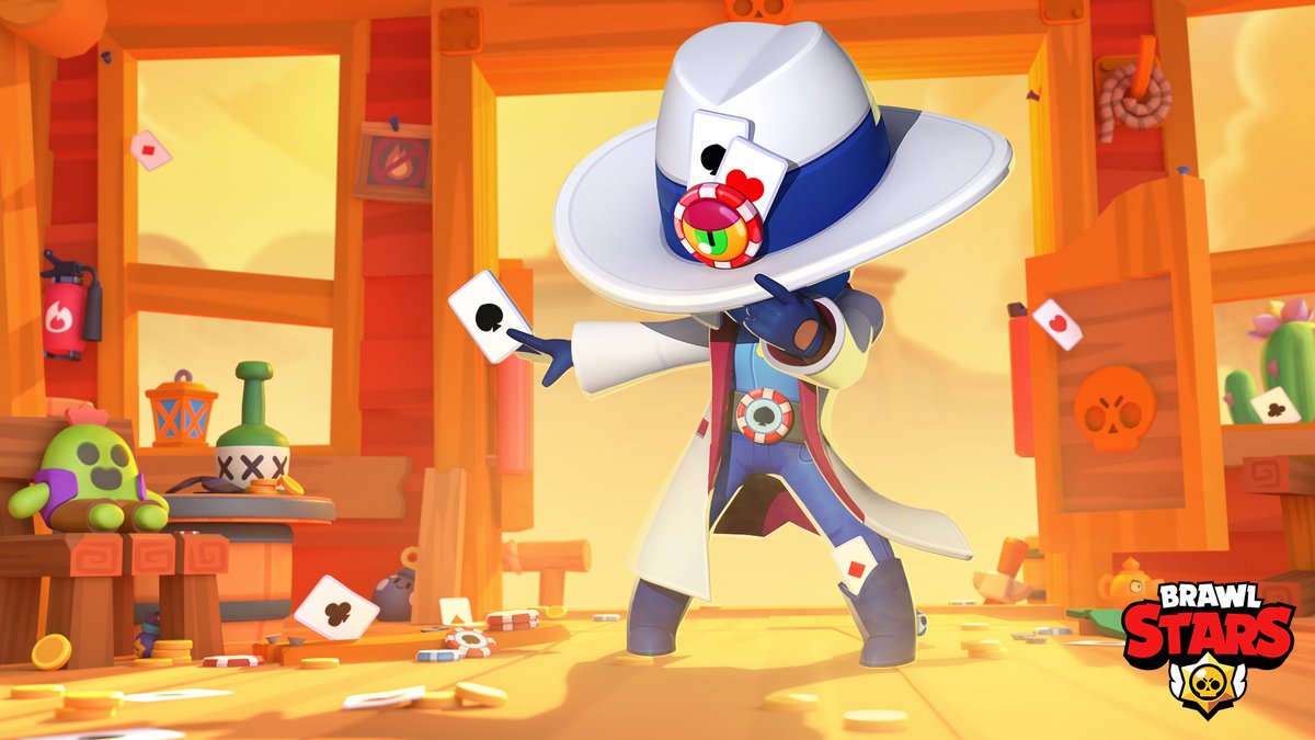 Brawl Stars On Twitter As If It Wasn T Enough For Her To Be Able To Read Your Future She Now Also Beats You In Poker - can you ask for cards brawl stars