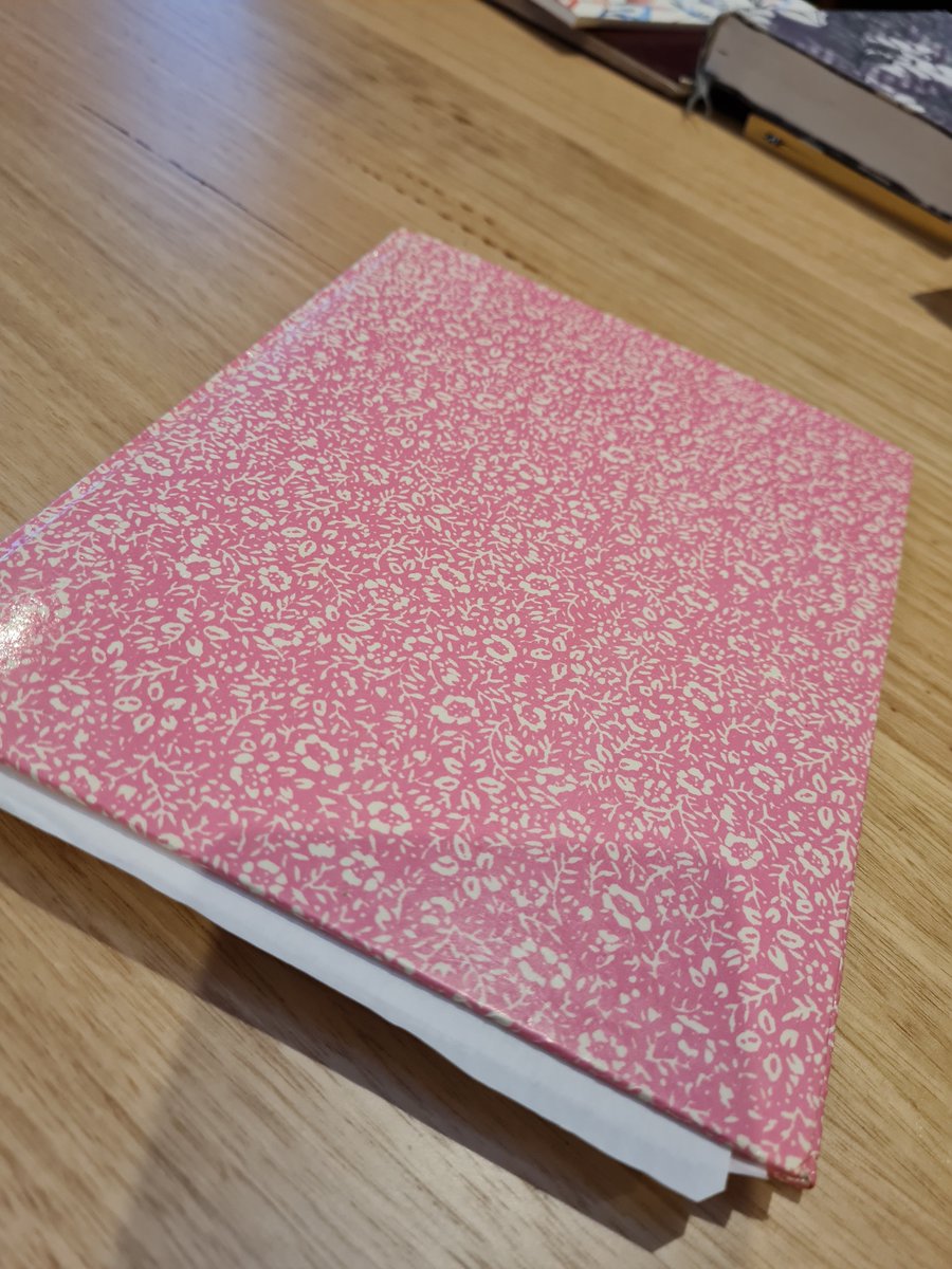This last photo is of my special notebooks. I don't really like hard covers, as I find them heavy, but these have my poems and fiction that mean something to me. The pink is a notebook that I started when I was 7yo. I have lots more, but this is a taster!