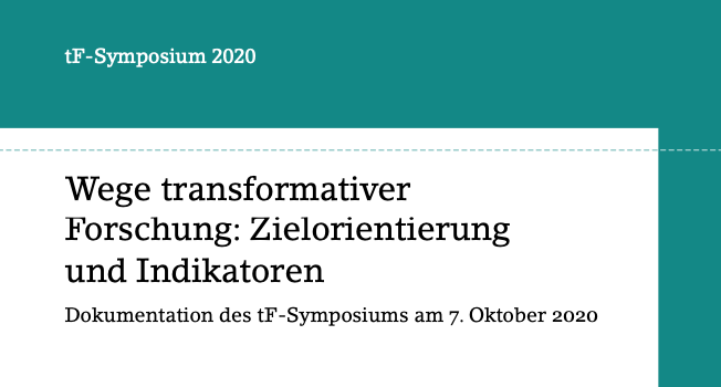 Wege Transformativer Forschung: Zielorientierung und Indikatoren - die Dokumentation des #s_ne-Symposiums Transformativer Forschung #tFs20 #schader. Natürlich kostenfrei unter schader-stiftung.de/themen/nachhal… oder für Fachinstitutionen / Bibliotheken klimaneutral gedruckt im Print. 📩