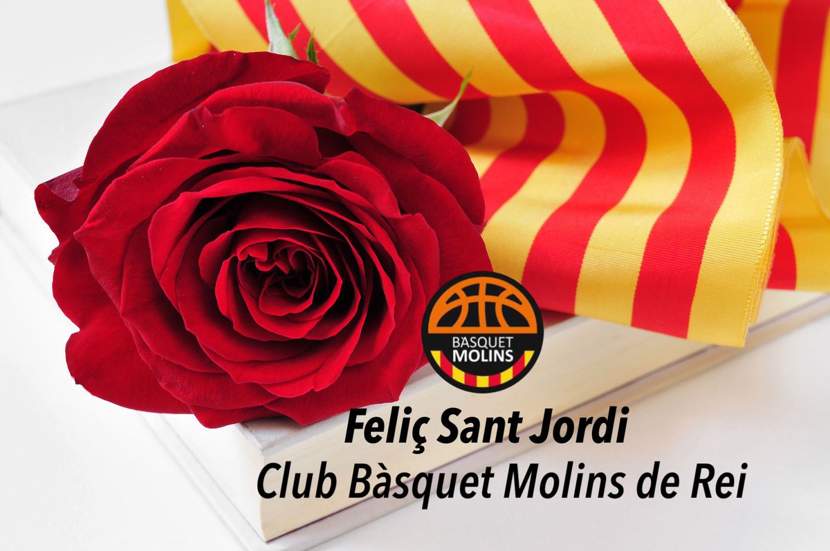 basquetmolins's tweet photo. 🌹📖🏀 El Club Bàsquet Molins de Rei ús desitja una feliç Diada de #santjordi2021 .

Per un dia ple de bàsquet, lectura i roses!

#basquetmolins #somverdes #somverds #molinsderei #basquetcatala https://t.co/qhBBCGO3fP