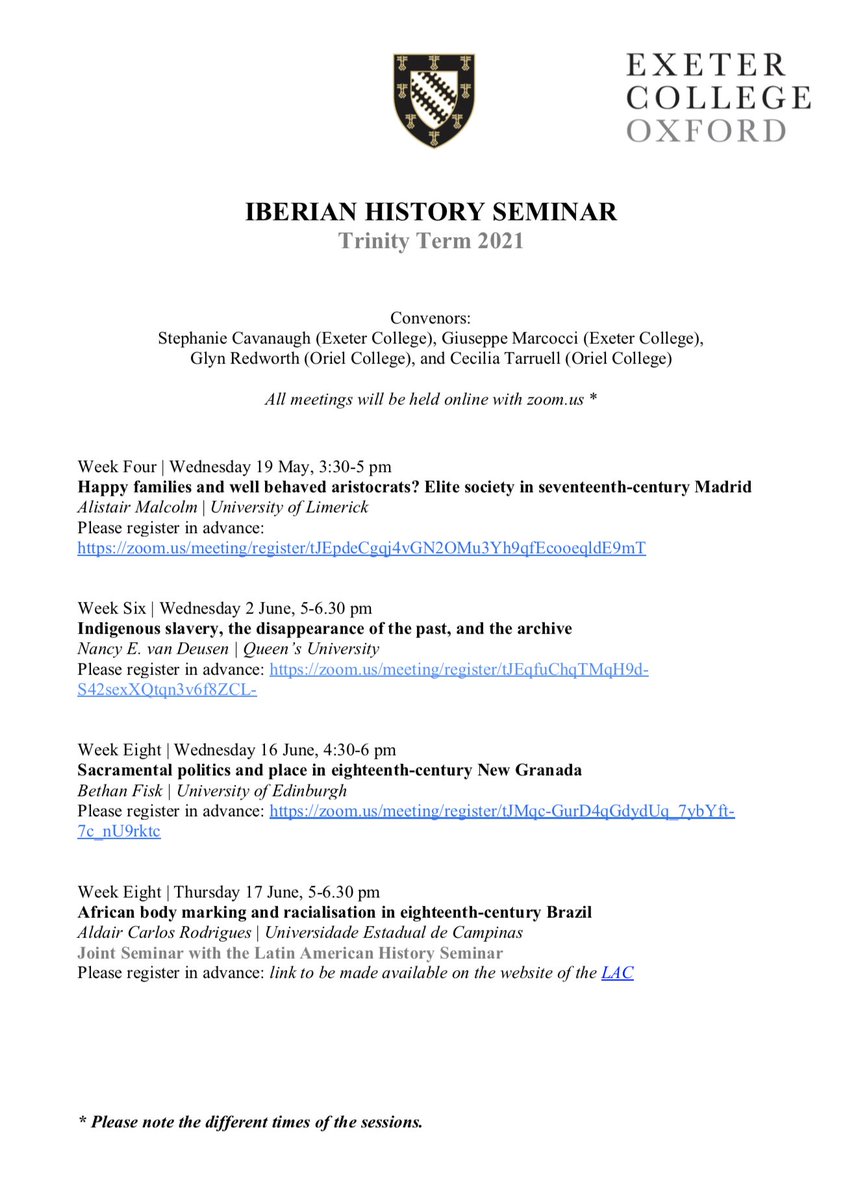 Iberian History At Oxford Iberiahistoryox Twitter