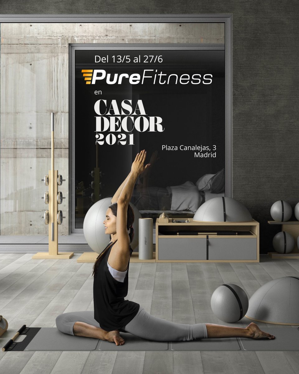 purefitnesscpt's tweet photo. Nos alegra mucho anunciar que Pure Fitness estará presente en @casadecor 2021 ✨ Hemos trabajado mano a mano junto a nuestro socio estratégico, @estudioeeba para crear el único espacio dedicado al fitness de la exposición. 

#purefitness https://t.co/DB3uhkxgcd