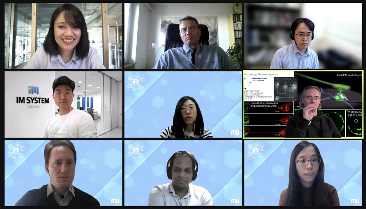 mxwbio's tweet image. The first Pannel discussion of the second day of the In-Vitro 2D &amp;amp; 3D Neuronal Networks Summit just started on #Neurotechnology and #microelectrodearray.

Today&apos;s event is exclusive to MaxWell Users. Learn more about us and the event! mxwbio.com

#MxWUserMeeting2021