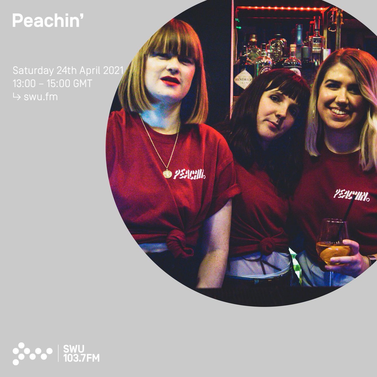 It’s a busy weekend for us 🍑s! Find us on <a href="/SWUFM/">SWU.FM</a> this Saturday 1-3pm where we’ll be bringing the vibes to get your weekend started nice 📻