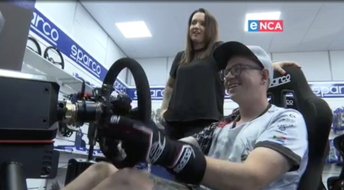 TechGirlZA's tweet image. So @za_geemax and I were on @techub_enca to talk a bit more about the rise of sim racing locally. We also got to play in the @BlackRibbonSim - you can watch the piece here (round the 6min mark): enca.com/shows/techub-1…