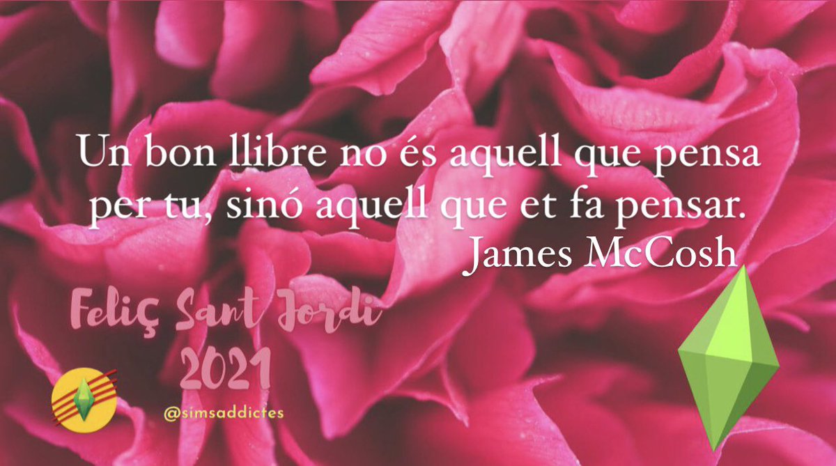 Feliç Sant Jordi! 🌹📚

#SimSantJordi #SantJordi2021 #SantJordi #DiadadeSantJordi #SimsEnCatala #SimsAddictes