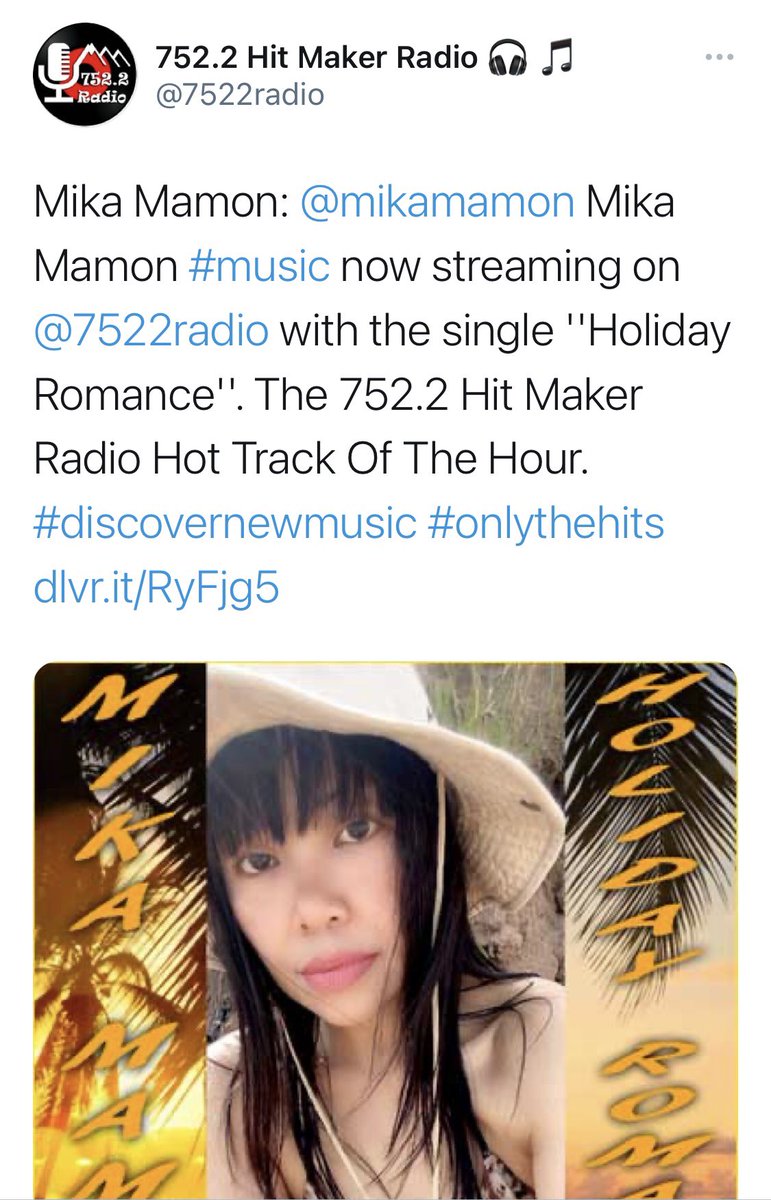 MikaMamon's tweet image. Thank you @7522radio - you are the best! 😘😍🎼🎤🎸🎹🎼Stream here folks!

open.spotify.com/track/19DnX7kV…