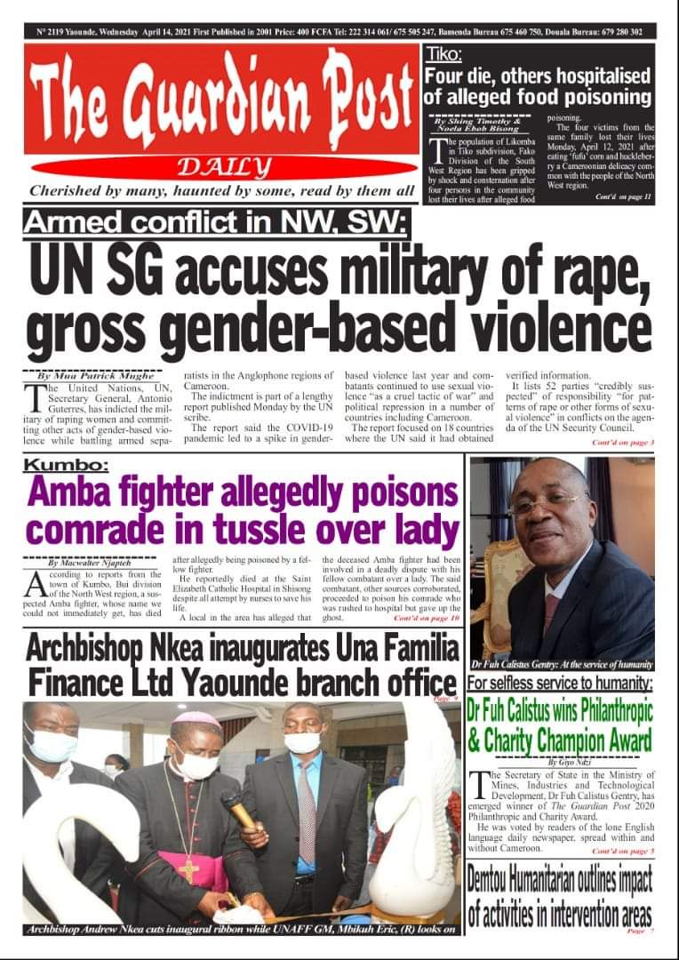 beri_fonteh's tweet image. From all indications the IMF like the UNO under Antonio Guiterres are part of a grand plan to finance illegalities and egregious violations of #HumanRights and #UNOResolutions with impunity in the #Ambazonia by #Cameroun @POTUS @USUN @VP @SecBlinken @EU_Commission