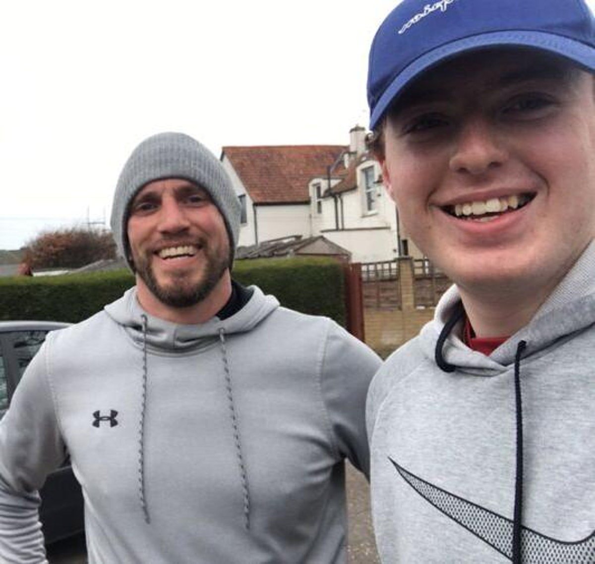 EdinStorage's tweet photo. He did it! @EdinBATs player Ben Liddell just crossed the virtual finish line at Murrayfield in his 100-day fundraiser for @DoddieWeir5's MND charity. 1042 miles in 229 hours raising £6,360! Huge congratulations> https://t.co/dJhp4G68DQ #EdinburghSelfStorage #DoddieWeir https://t.co/q1JaTOtl6C