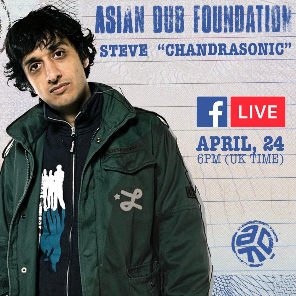 Steve Chandra Savale aka Chandrasonic will talking about anything and everything @ADFofficial and taking your questions on Facebook Live this Saturday 6 p.m. facebook.com/asiandubfounda…