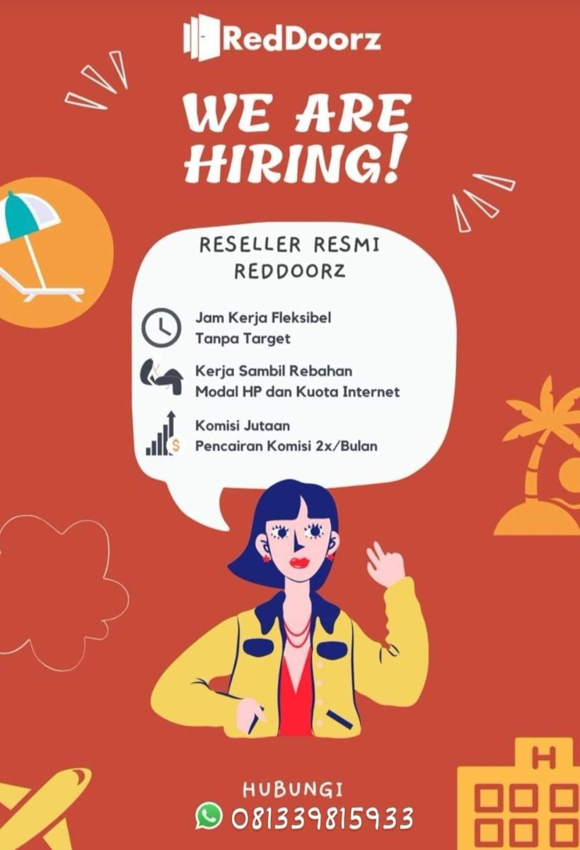 Mau rebahan dapet cuan jutaan? Gabung jadi Reseller Resmi RedDoorz aja guys 😍 #rebahan #reseller #uangtambahan #uangsampingan #reddoorz #cuan #peluangusaha #kerjasampingan #uang