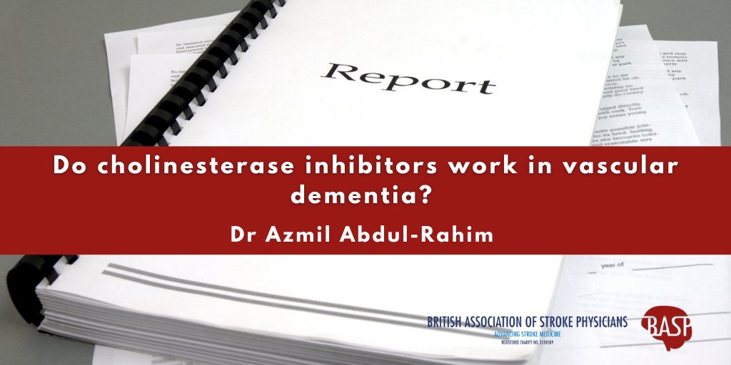 BIASPstroke's tweet photo. Do cholinesterase inhibitors work in vascular dementia? Read this report from Dr Azmil Abdul-Rahim here: https://t.co/P3TB4YCcnf @CochraneDCIG #TakeUpStroke @bleedingstroke @MeadGillian @DrLouiseShaw @UCLStrokeRes @MLDharmasiri @DrTerryQuinn @Deborah71247971 @gerisoc @ABNTrainees https://t.co/QyJNuoL02t