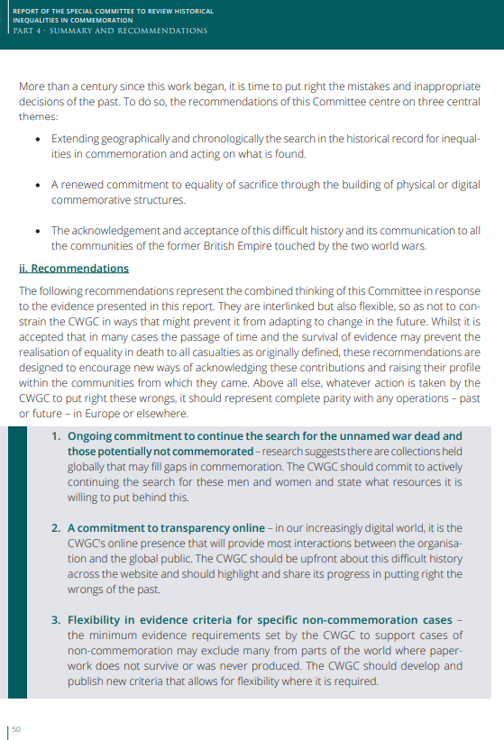 It also explores how military decisions do affect burials and problems with recording, some appear pretty laissez-faire matters.The Conclusion & Recommendations. /14