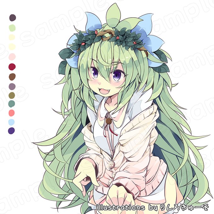 とあるゲームの立ち絵 
※シェミ娘ではないです 