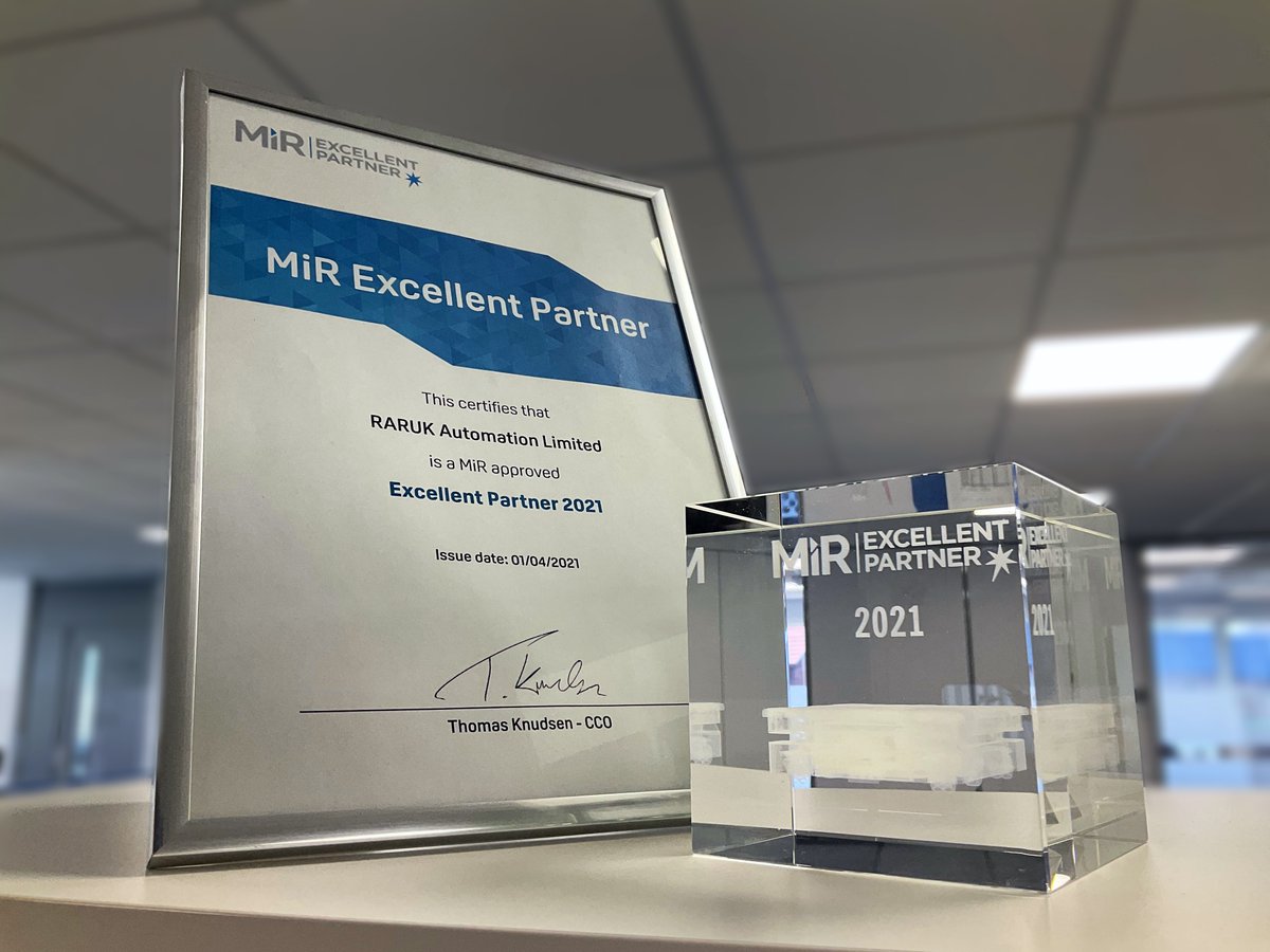 Proud to be a MiR approved Excellent Partner 2021! 😁🤖

@MobileIndRobots 

#MiR #excellentpartner #partnership #mobilerobots #AMRs #autonomousmobilerobots #robotics #cobot