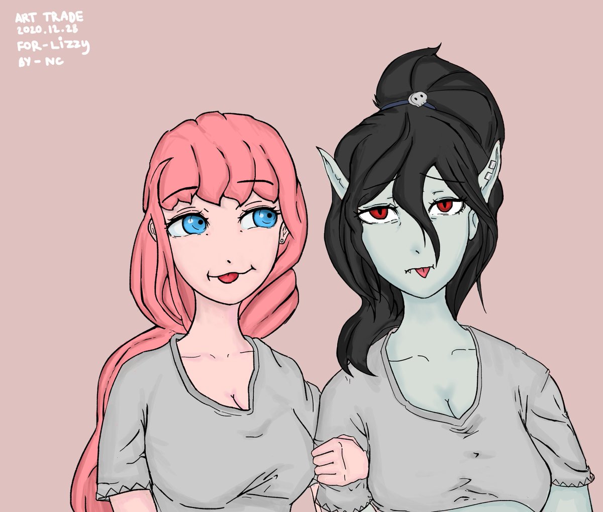 nimbleclouds's tweet photo. BG and Marco
#marceline #bubblegum #comealongwiththiseyy #adventuretime #digitalart https://t.co/UkUVd3HqRw
