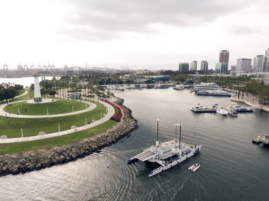 Lecocq_dom's tweet photo. 🇺🇸The 1st American stopover for the vessel from the future
J. Duhaut-Bedos "It is an honor &amp; a great pleasure to welcome #Energy_Observer here in #California. This region is developing many renewable energy initiatives with bold goals"
#AirLiquide #Toyota 
https://t.co/WoZnXtI9II https://t.co/PTvKCqKjUR
