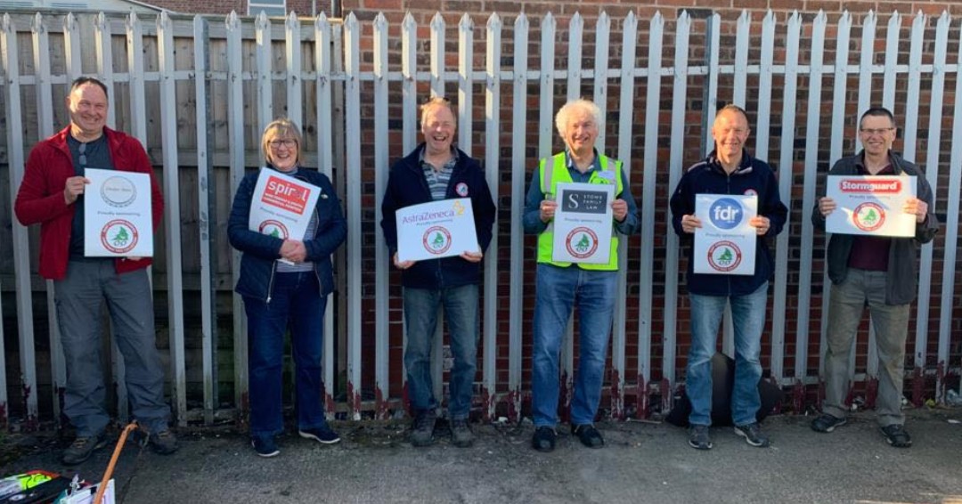 ECHospice's tweet image. @echtrees organisers &amp;amp; volunteers modelling for our 'spring Collection'! 🎄👖😆

As we finally wrap up the collection for 2021, we'd like to thank our main sponsors! 💛

@AstraZeneca, @FDR_Law, @StoweFamilyLaw, @SpiralColour, Stormguard, @loveliveltd &amp;amp; @OrderDOTBeer.

#ECHTrees