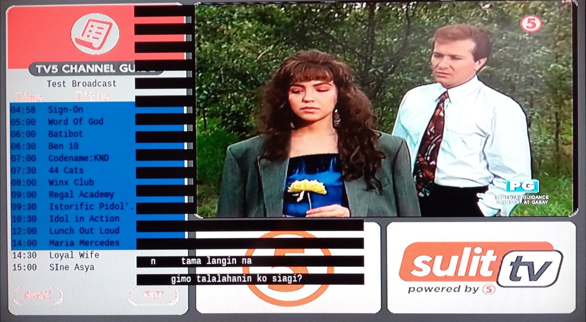 dtvupdates_sns's tweet photo. Here are some screenshots of TV5's datacast. https://t.co/91wbfhQbsR