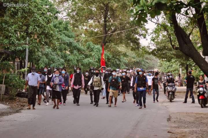 SuSuWin70927361's tweet photo. In Bago, Junta forcibly abducted 10 villagers including a 2.5 yr old child &amp; accused them of torching the police outpost in YwaThitGone village. Junta brutally beat them up to admit the crime they didn’t commit by force.
ASEAN ACCEPT NUG
#Apr23Coup
#WhatsHappeningInMyanmar https://t.co/BN2VnPxW6Z