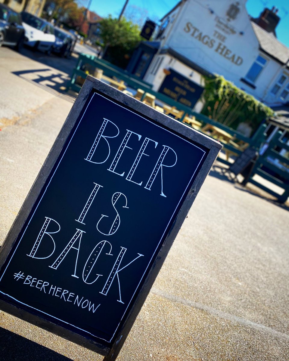 ThornbridgeStag's tweet photo. After a couple of great weeks it finally feels like #beerisback @thornbridgestag #beerherenow https://t.co/cR9nWJOprM