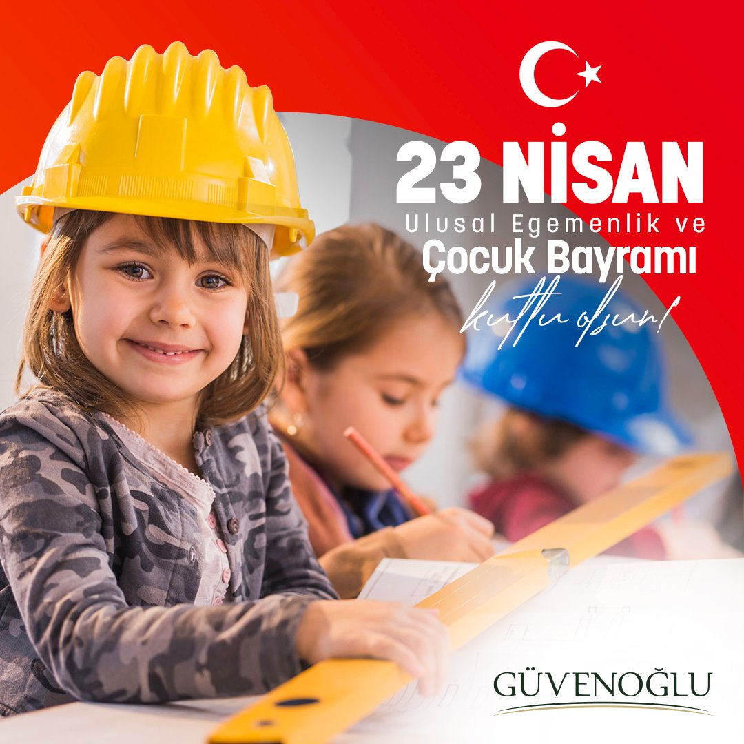 GUVENOGLU_YAPI's tweet photo. 23 Nisan Ulusal Egemenlik ve Çocuk Bayramımız kutlu olsun! 🇹🇷🎈
.
.
.
#23nisan #23nisanulusalegemenlikveçocukbayramı #çocukbayramı https://t.co/MnpIpIP8Ml