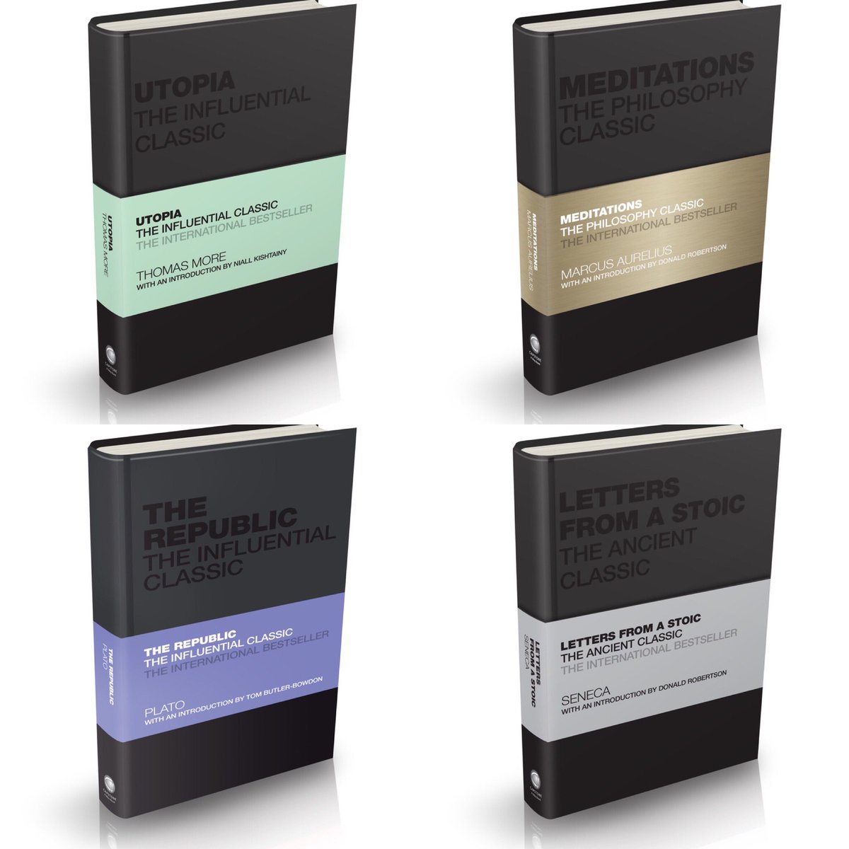 The best thing about #ShakespearesBirthday is realising how many writers inspired his writing, and how many others were inspired by him. #seneca #marcusaurelius #plato #thomasmore #watchthisspace on Monday to win these wonderful #classics and 13 others from @thisiscapstone