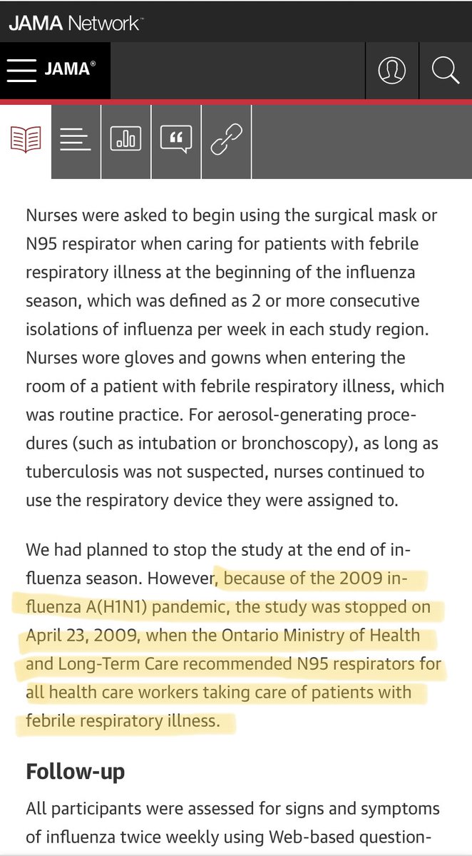 In October 2008, researchers did a study like this in Ontario for seasonal influenza and literally stopped the study because of the 2009 influenza pandemic. Last year, the same PI was granted permission to do this during a far worse respiratory virus pandemic. What is going on?  https://twitter.com/rkhamsi/status/1384924087454154758