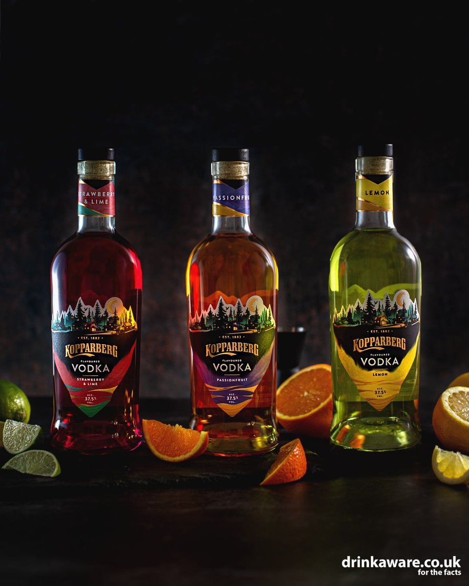 As the evenings get longer, we’re raising the tempo with new Kopparberg Flavoured Vodka… Shake up your drinks shelf with these 3 bold flavours that are an explosion of taste and colour! Widely available next week.