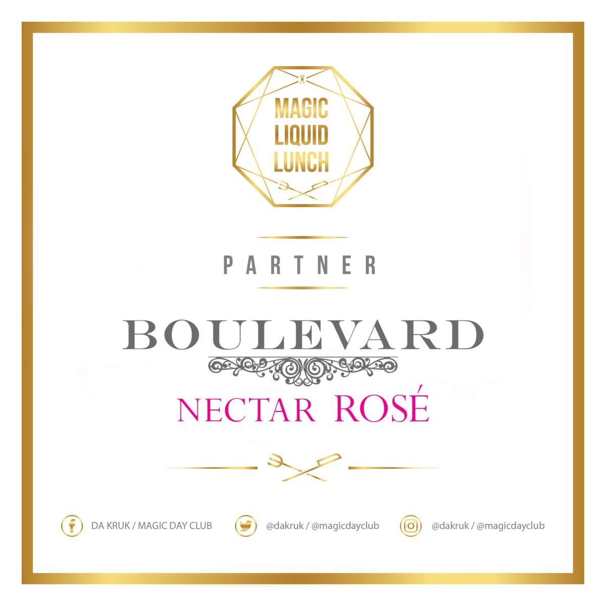 MagicDayClub's tweet photo. It's a liquid lunch indeed with @BoulevardRose by @DJZinhle
RSVP at rsvp@magicdayclub.com
R400 p/p secures your booking.includes a 5 course meal by Chef Nontu Mabena
Live music by @MacZNgubeni
Playlist by @dakruk
#MagicLiquidLunch
#ProtectTheVibes https://t.co/e3e0irL5Xq