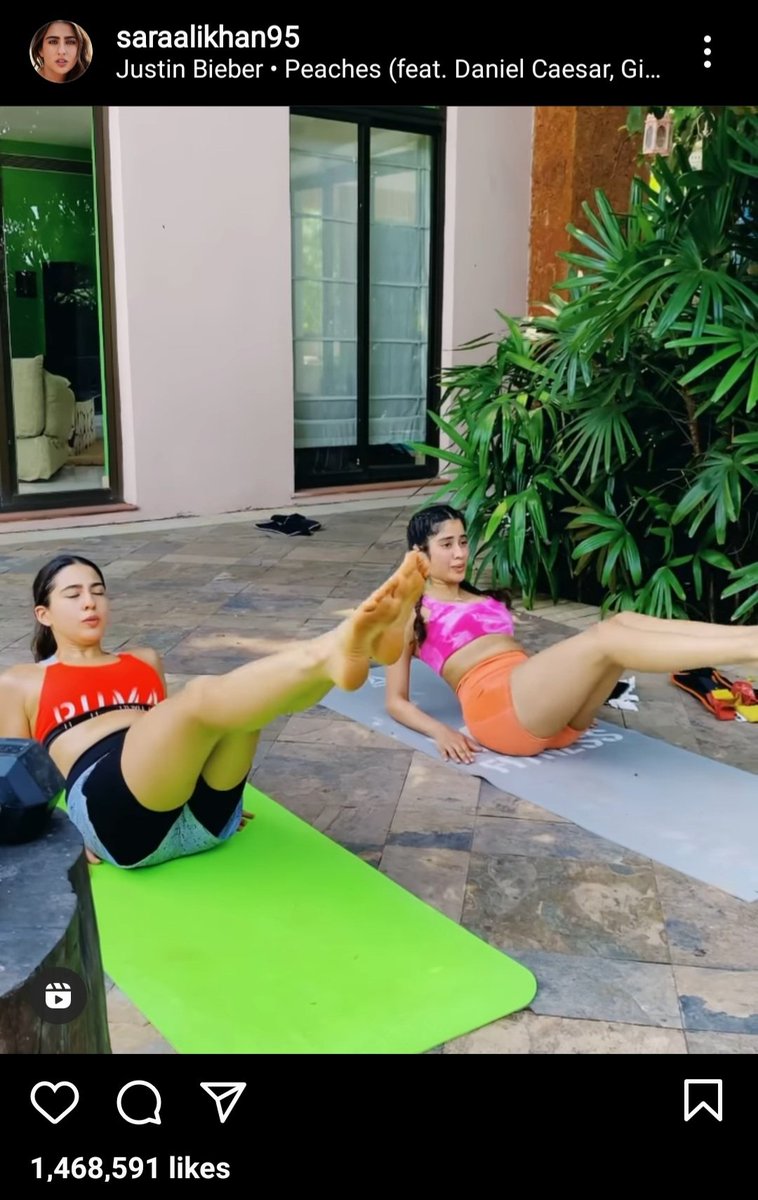 __truthaddict's tweet photo. Well well well #SaraAliKhan and #JhanviKapoor were spotted working out together..cute but very convenient how they decided to work out together after news broke @TheAaryanKartik wasn't part of Dostana 2?? Any thoughts Papa Jo @karanjohar? #Dostana2 #KaranJohar #BFF https://t.co/H9E4aCfMnq