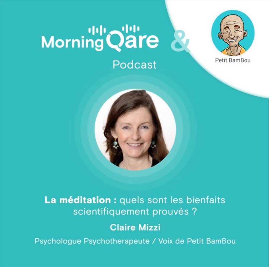 🎙🤩 [PODCAST] "La méditation : des bienfaits scientifiquement prouvés ?" ! <a href="/MonSherpa/">Mon Sherpa</a>  et @PetitBamBouZen vous proposent un épisode inédit du "Morning Qare" autour de la #meditation ! 

🎧Pour écouter et ré-écouter ce podcast, c'est par ici 👇
podcast.ausha.co/morning-qare/l…