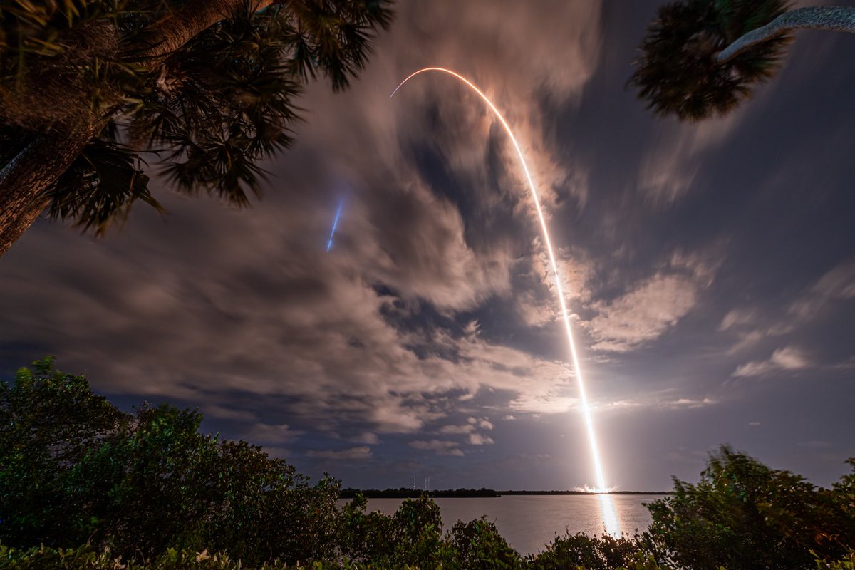 johnkrausphotos's tweet image. Beautiful pre-dawn launch of Crew-2 aboard a flight-proven Falcon 9 and Dragon from Cape Canaveral this morning.

Shane Kimbrough, Megan McArthur, Akihiko Hoshide, and Thomas Pesquet are on their way to the International Space Station!