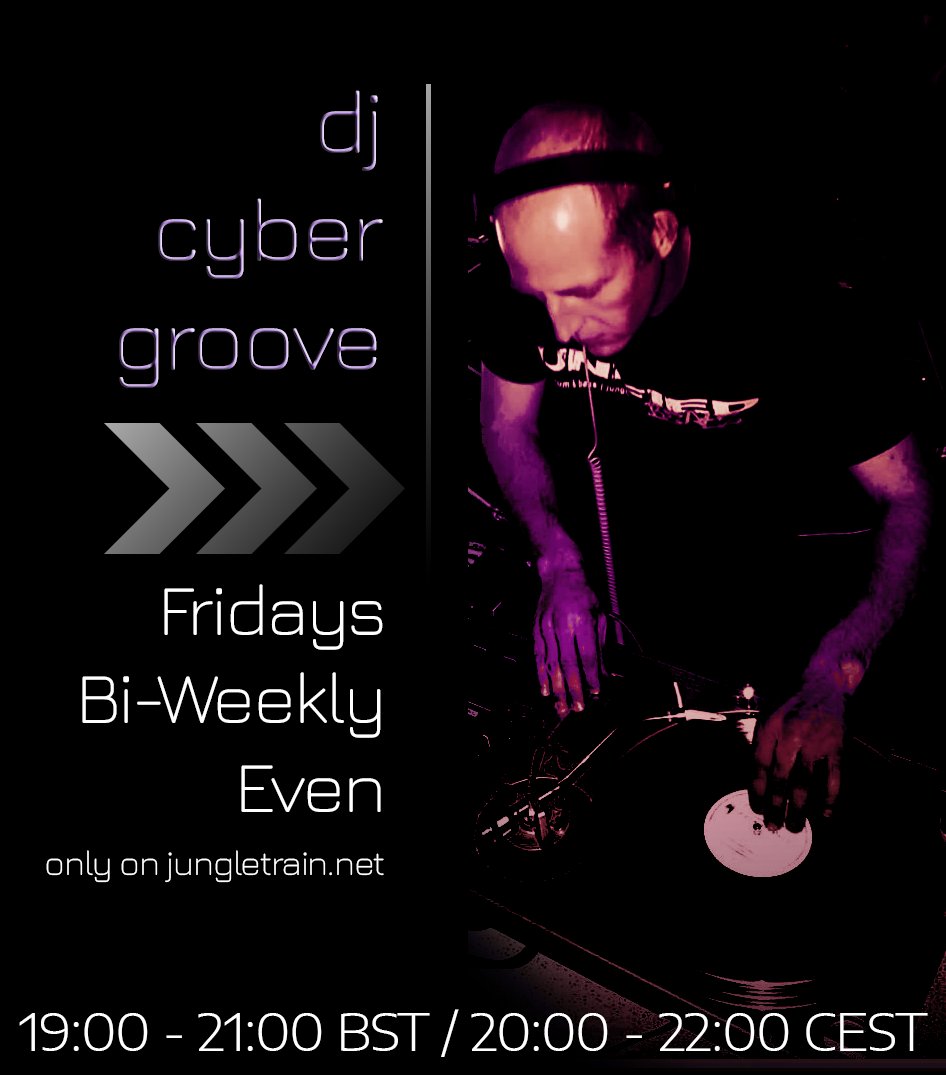 jungletrain.net welcome dj cybergroove to the family! Catch his first show tonight @ 19:00 BST / 20:00 CEST
jungletrain.net/forum/viewtopi…