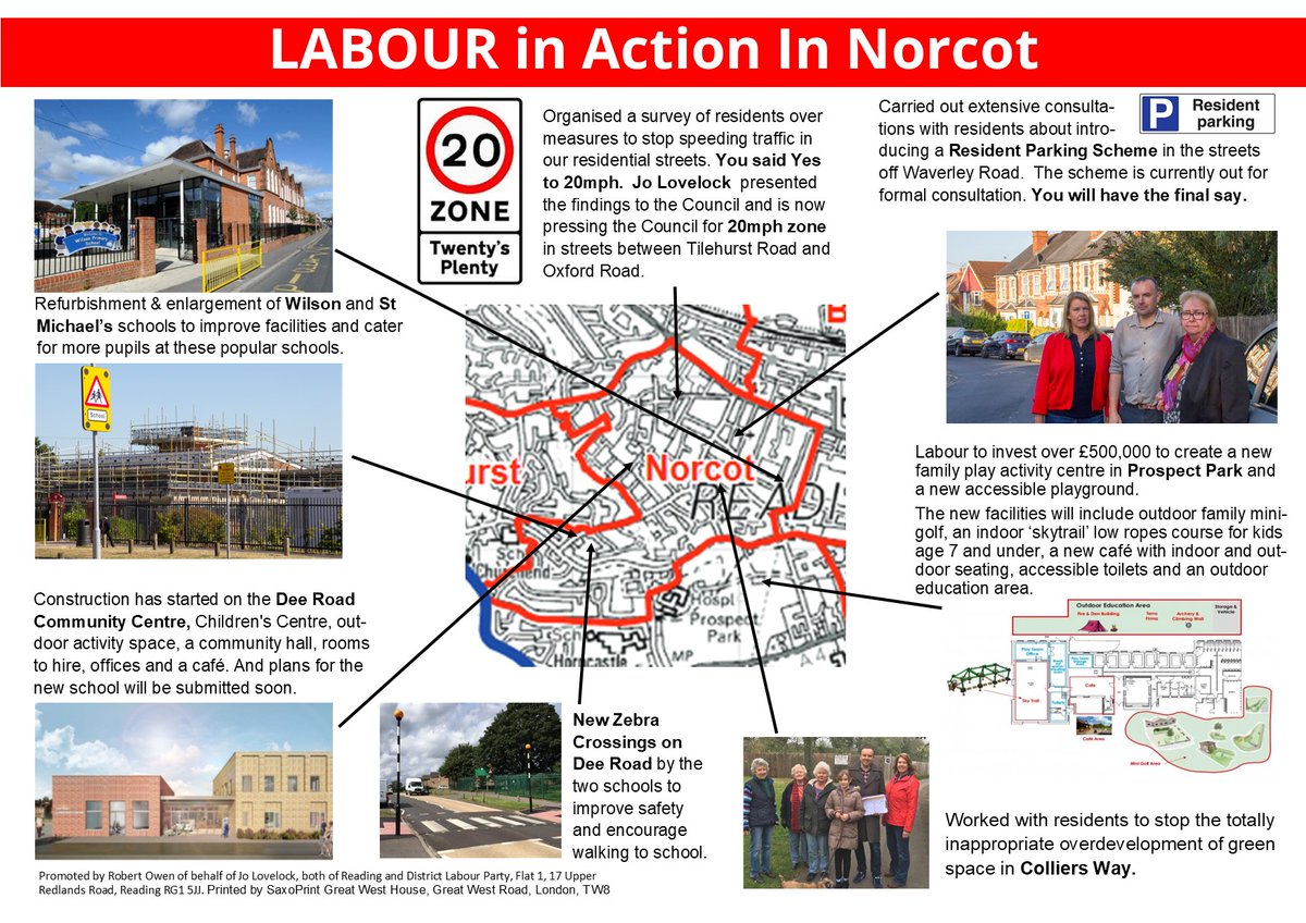 Labour Councillor's working all year around in Norcot. #rdguk @RDGLabourCllrs @ReadingLabour