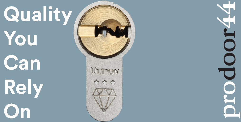 At Prodoor we take security seriously. 

That's why <a href="/UltionLock/">Ultion</a> is our standard offering for our cylinders in our doors. 

There's a reason they offer a £1000 guarantee covering a break-in caused by snapping the cylinder.

Get peace of mind with Prodoor prodoor44.com/design-your-do…