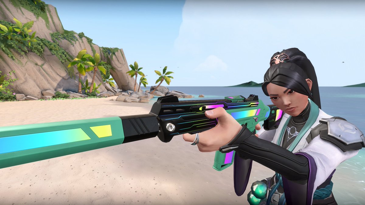 ValorINTEL's tweet photo. Three new skin lines are being added in the #VALORANT Episode 2 Act 3 battle pass!

🌊 Depths
✨ Lightwave
🗡️ Songsteel https://t.co/9DICpM2CvT