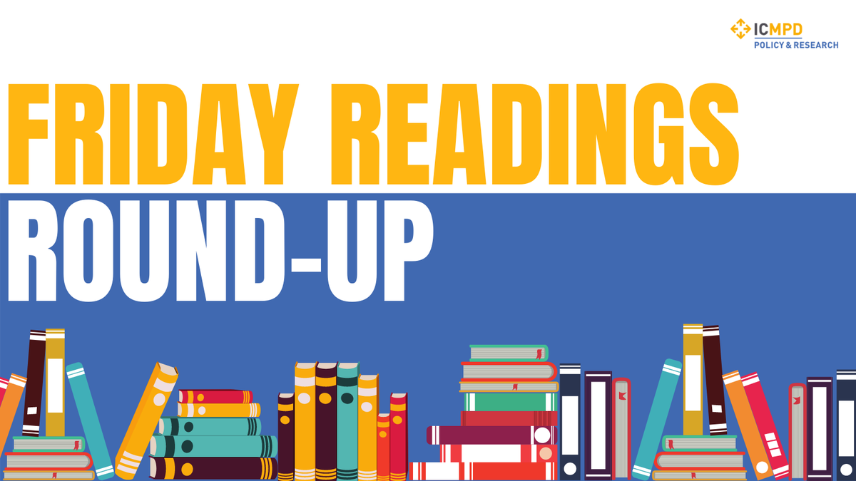 ICMPD_PolRes's tweet photo. 📚Wondering what @ICMPD_Polres will be reading this weekend?

Scroll down for our weekly #readingslist👇 https://t.co/XWdjC2ZKDZ