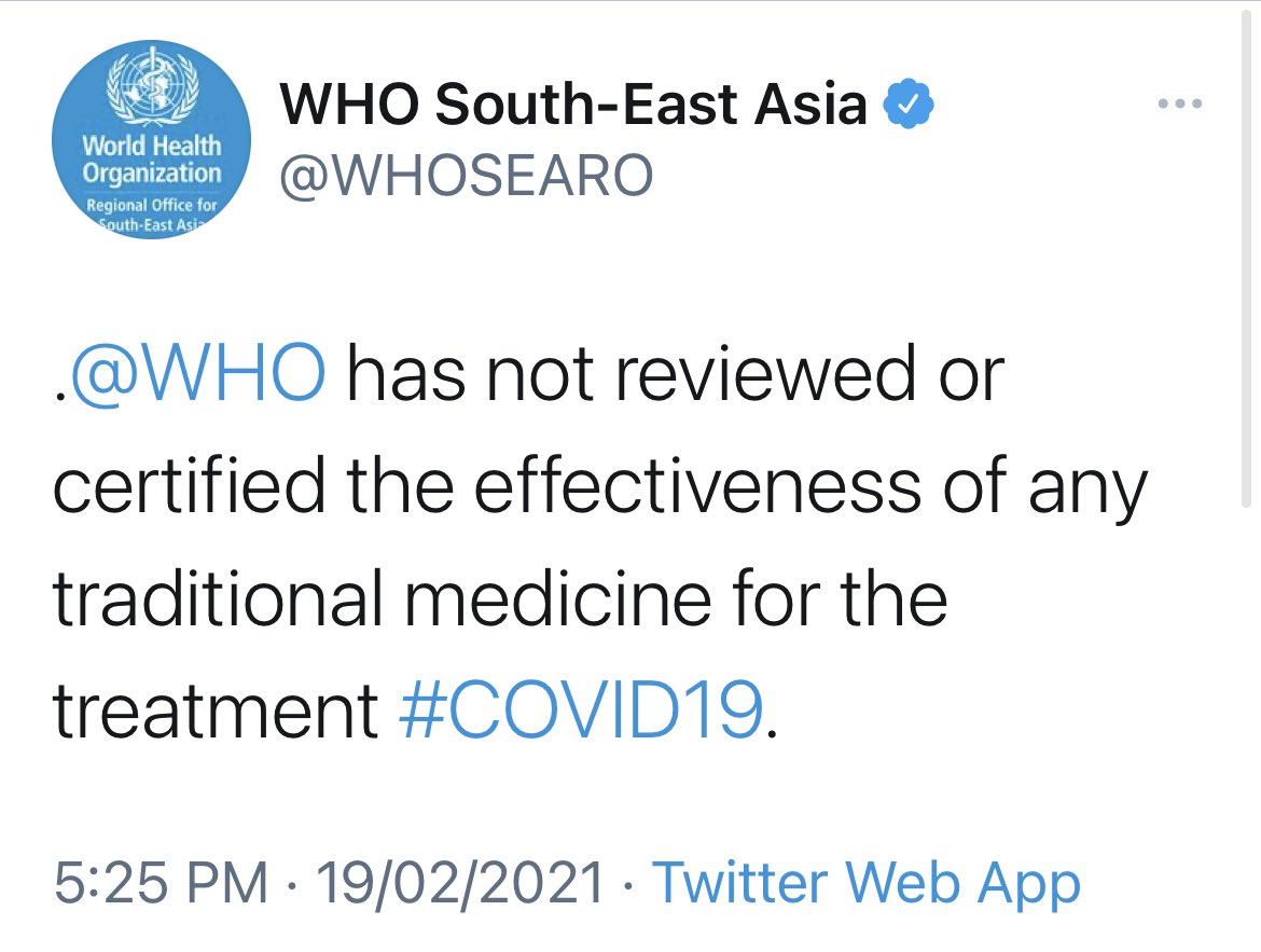 There was a recognition that second wave was already looming but media played along in publicizing that a ‘cure’ had been found and approved by WHO. WHO had to come out and clarify that this was false. 4/n