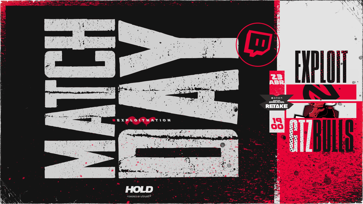 Às 19H, vamos disputar a meia-final do Take #1 do <a href="/letsRETAKE/">OMEN RETAKE</a>!

🆚 <a href="/GTZBulls/">NPLAY GTZ Bulls</a> 
⏰ 19H00
📺 twitch.tv/rtparenacsgo

#eXploitNation #HOLDThatWin