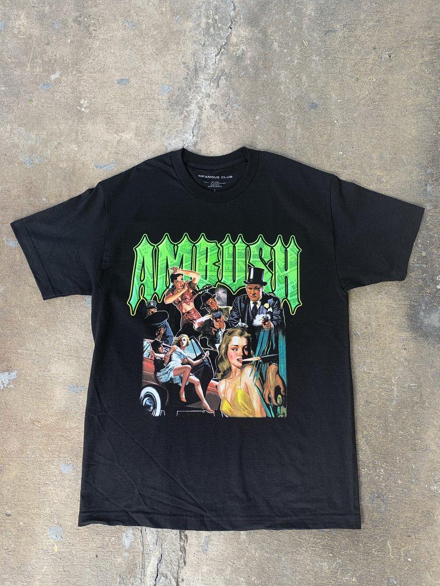 AMBUSH TEE NOW AVAILABLE⚠️

infamousclubshop.com/collections/te…