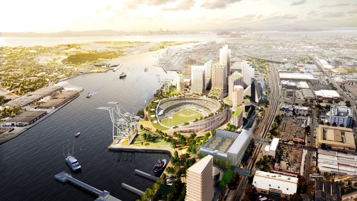 We have a bold vision for a waterfront ballpark at Howard Terminal. (3/10)